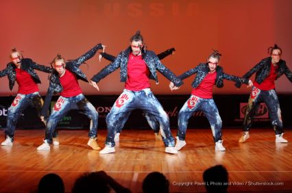 Russian dance troupe